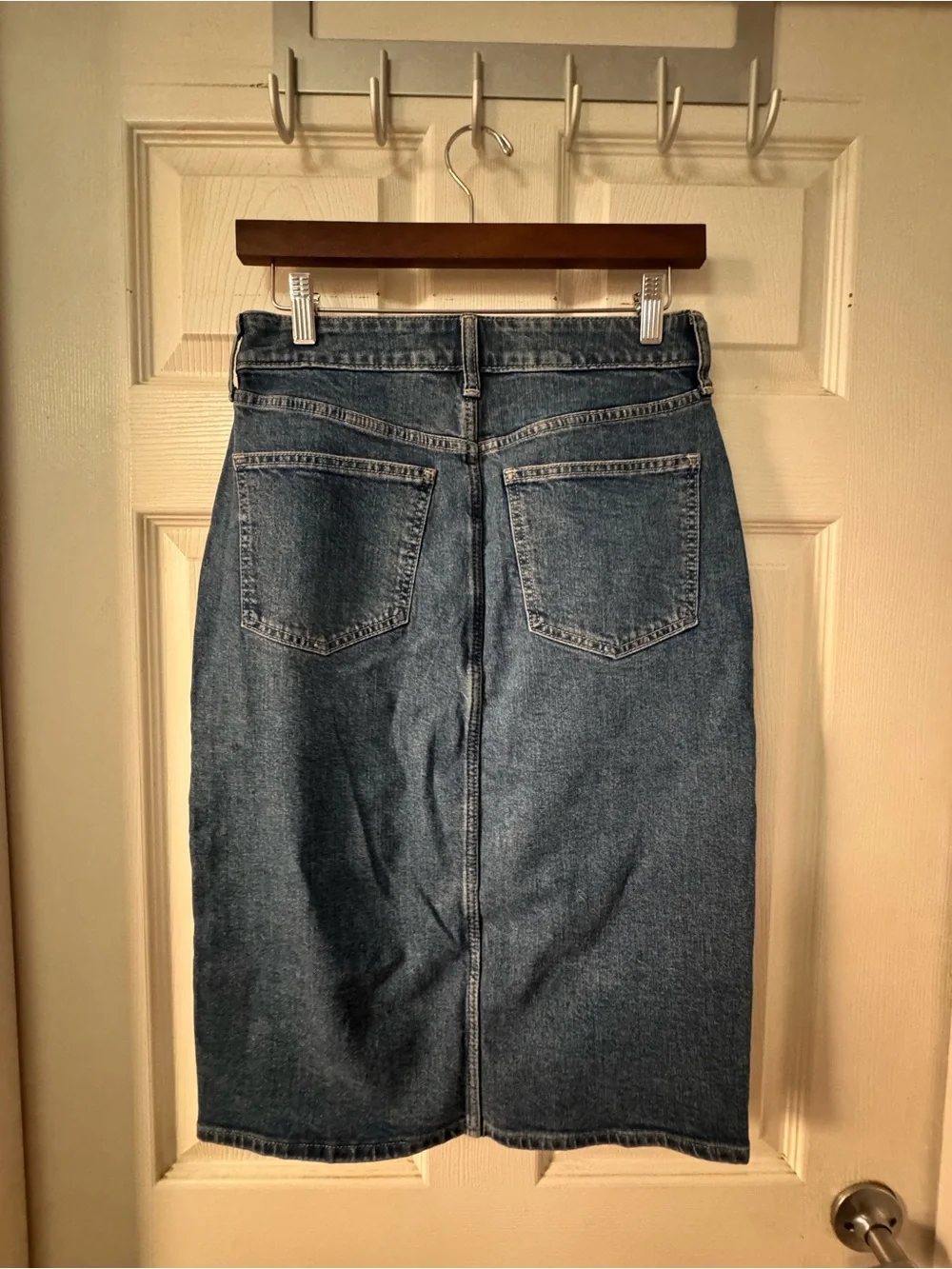 GAP Denim Straight Pencil Skirt - Blue